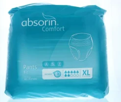 Absorin Comfort pants fit maat XL tot 170cm