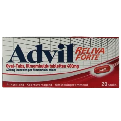 Advil Reliva forte 400mg ovaal blister