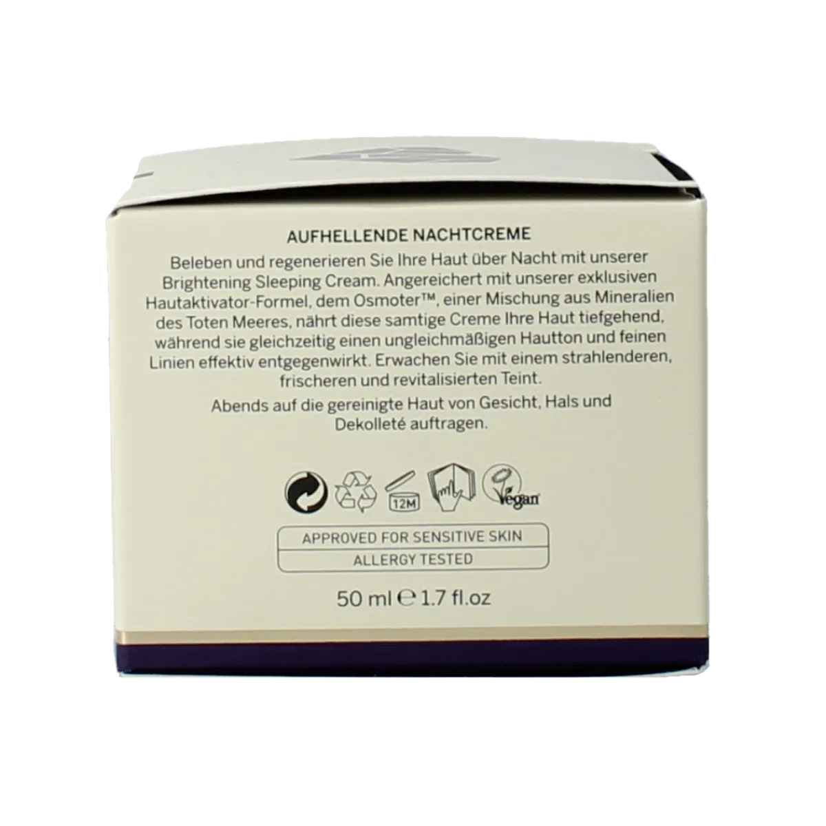 Clearance Ahava Age control even tone sleeping cream