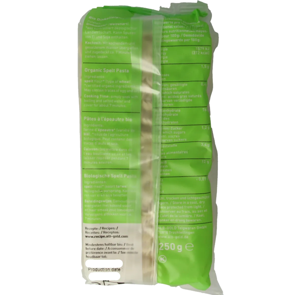 Online Alb Natur Spelt mie noodles bio