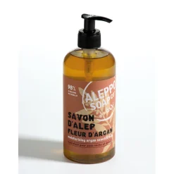 Aleppo Soap Co Arganzeep exfoliant bio met pomp