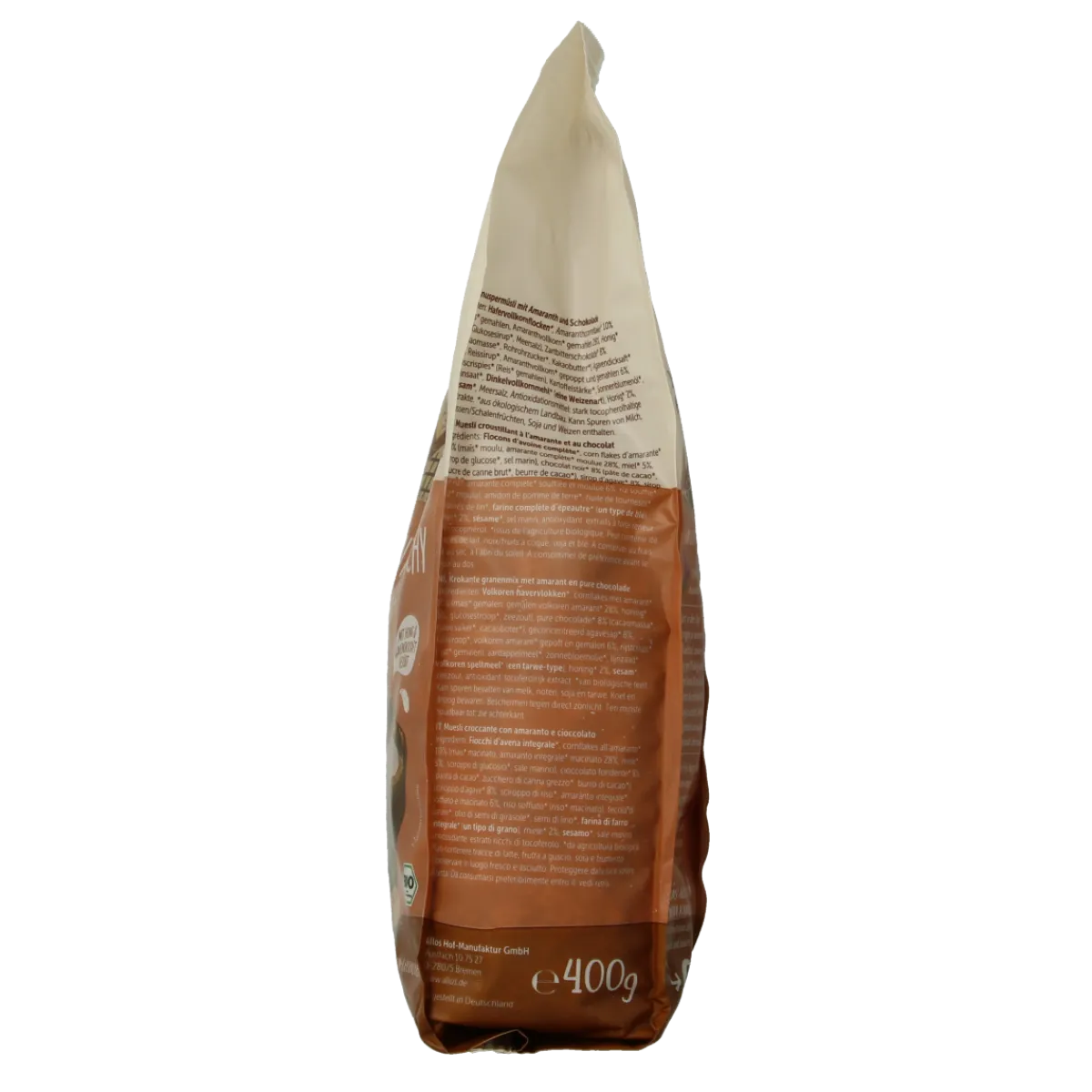 Clearance Allos Crunchy amarant chocolade bio
