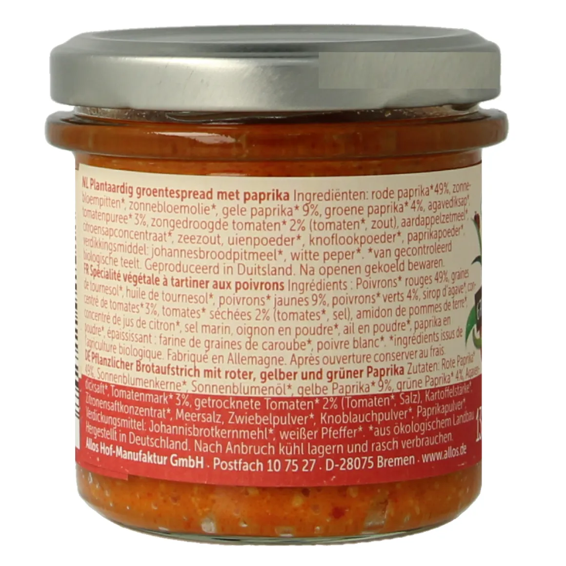 Allos Farm vegetables pepper trio bio