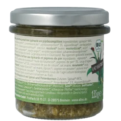 Allos Farm vegetables spinazie & pijnboompitten bio