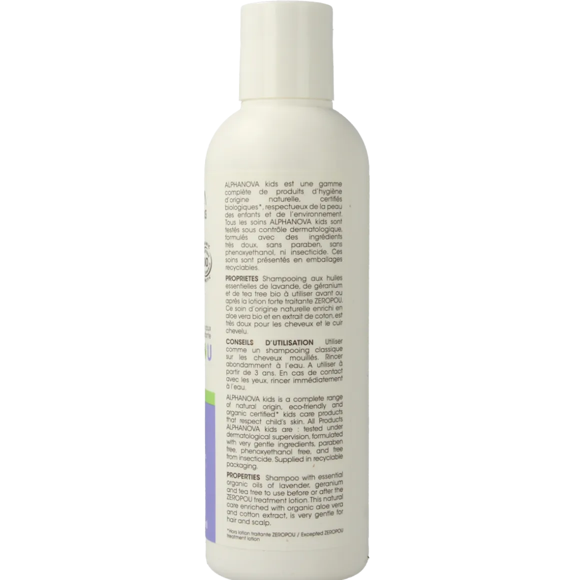 Alphanova Kids Kids bio anti-head lice & nits shampoo