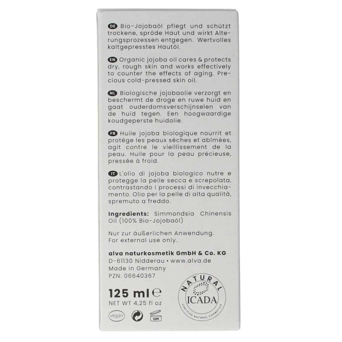 Alva Jojoba olie