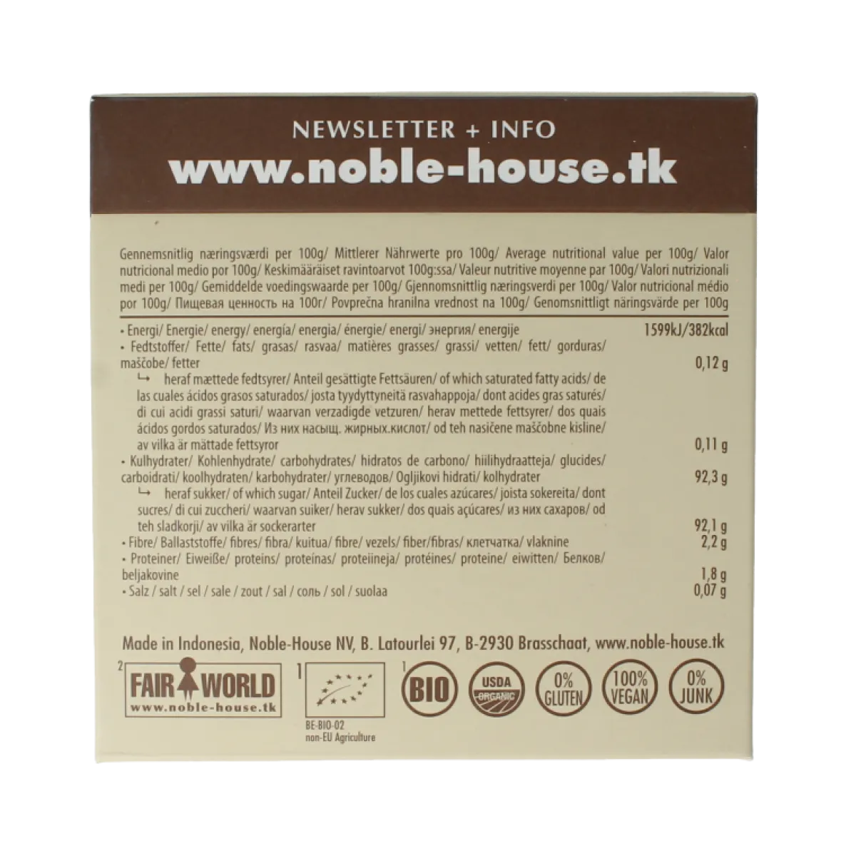 Online Amanprana Gula java brut stick 50 x 4 gram bio