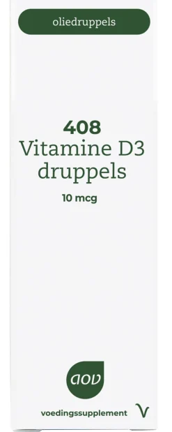 AOV 408 Vitamine D3 druppels 10mcg