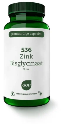 Online AOV 536 Zink bisglycinaat 15mg