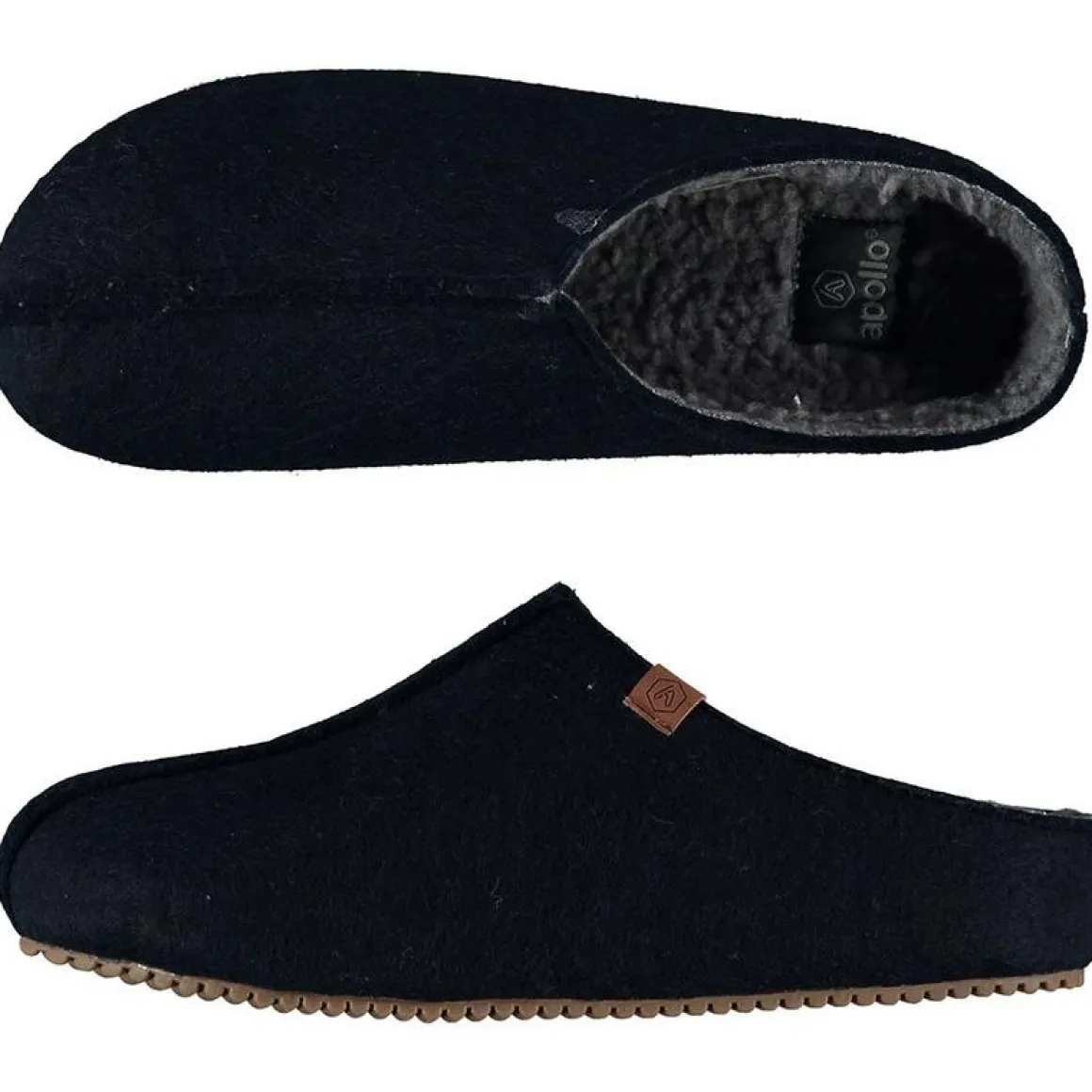 Apollo Zweedse slof denim blauw maat 45/46