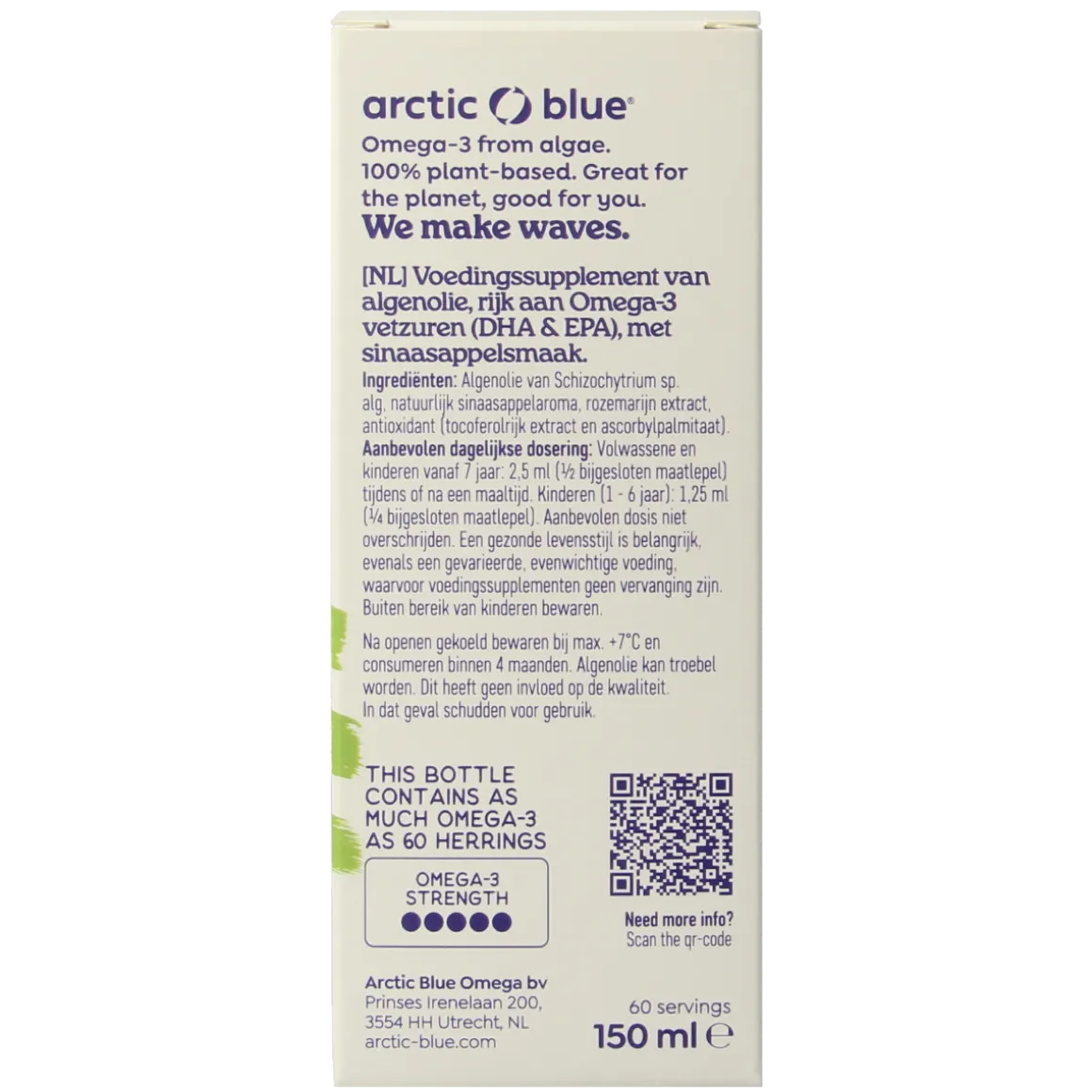 Arctic Blue Algenolie DHA en EPA