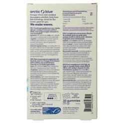 Arctic Blue Omega 3 gummy DHA EPA vitamine D
