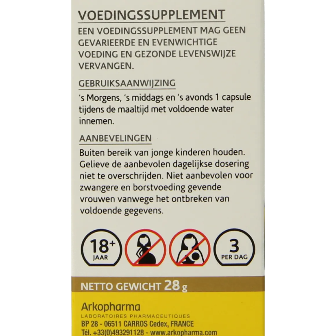 Arkocaps Pompoenpitolie