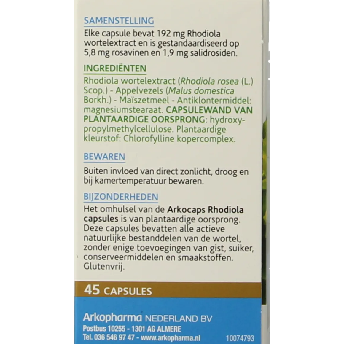 Arkocaps Rhodiola