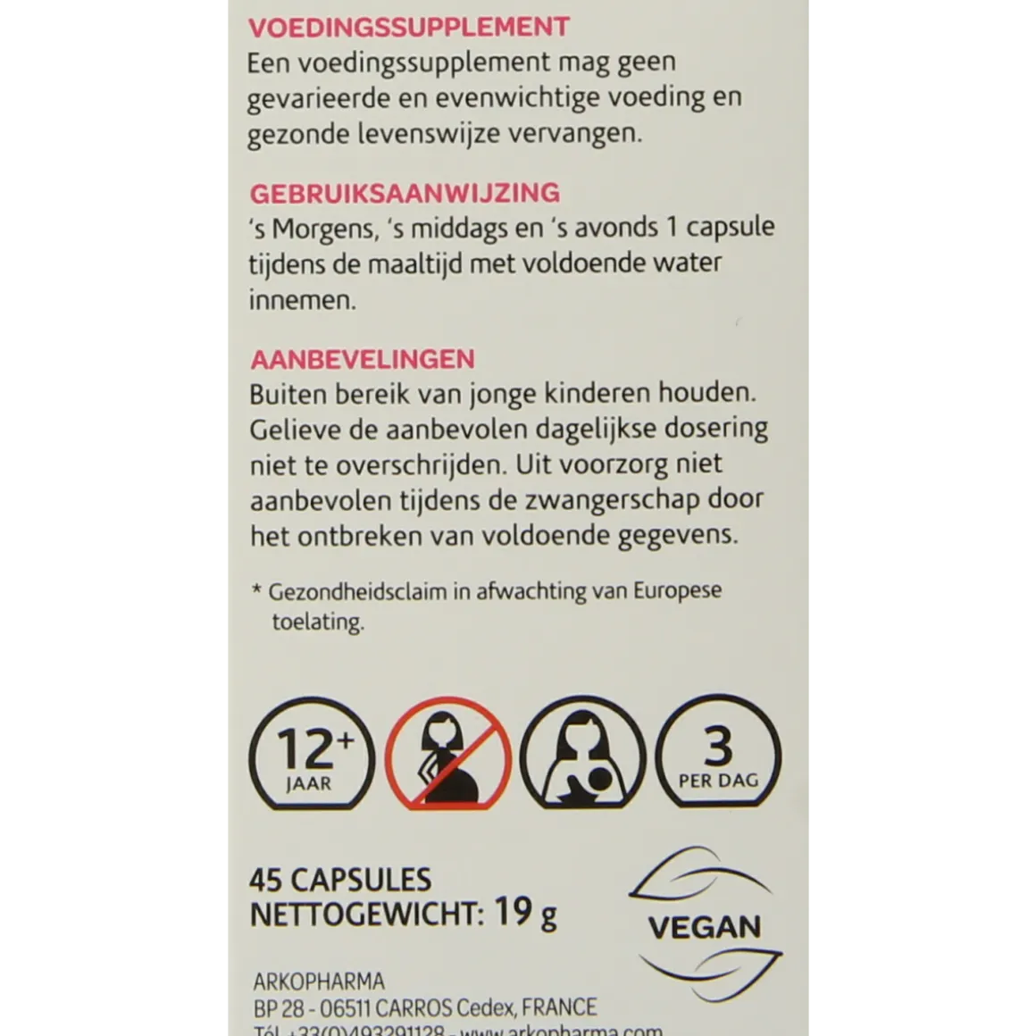 Arkocaps Vrouwenmantel