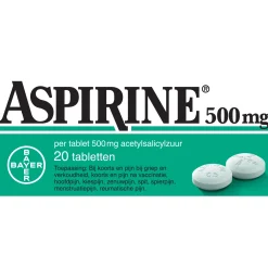 Outlet Aspirine Acetylsalicylzuur 500mg