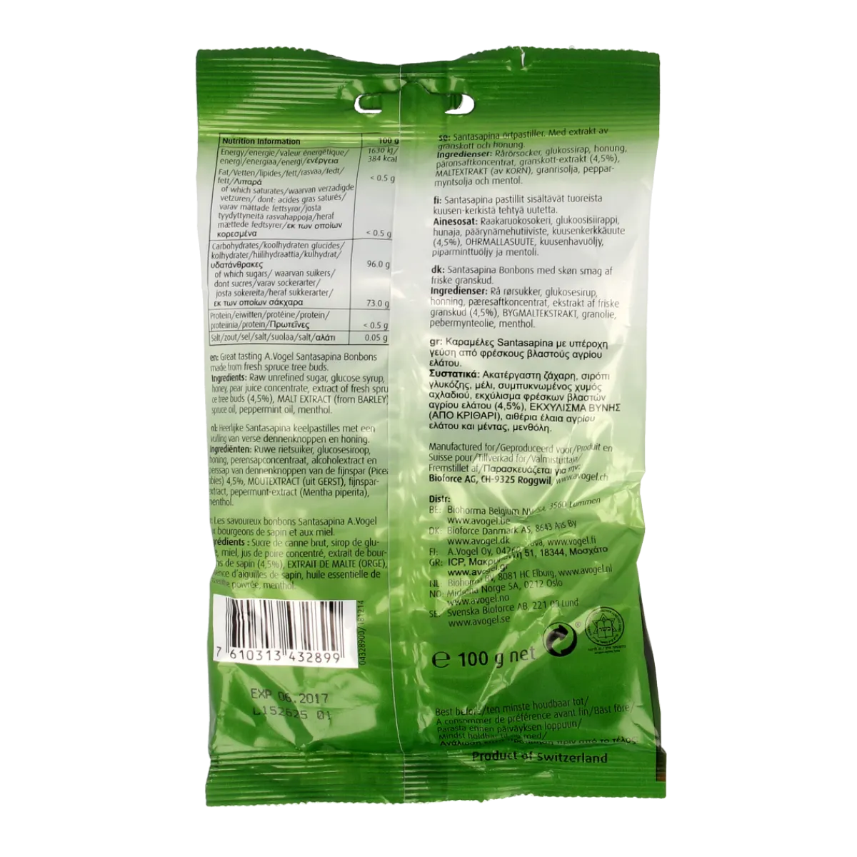 Best A Vogel Santasapina pastilles