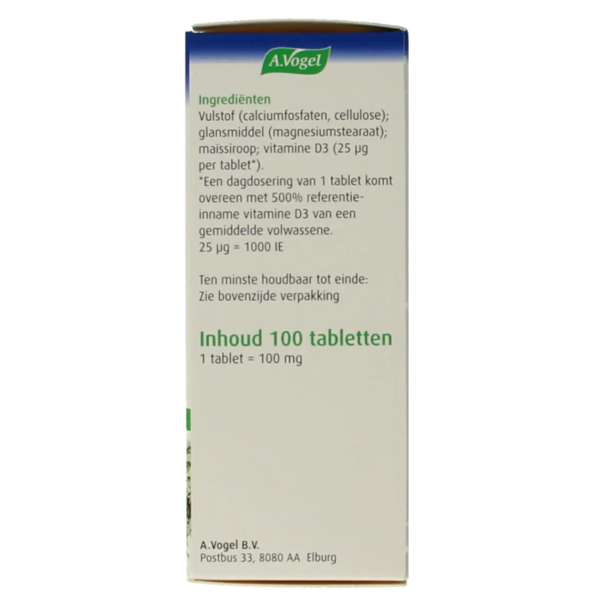 Clearance A Vogel Vitamine D3 25ug