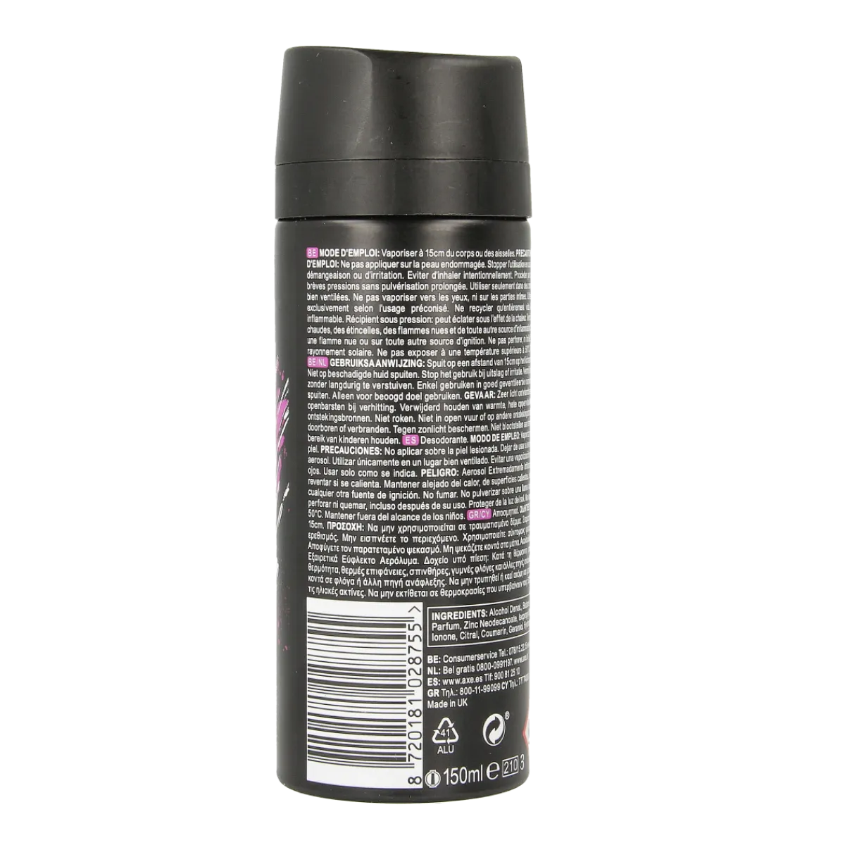Clearance AXE Deodorant bodyspray excite