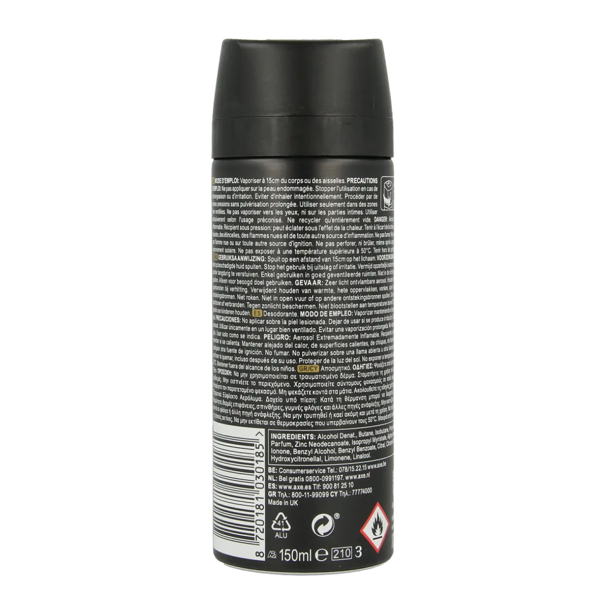 AXE Deodorant bodyspray gold