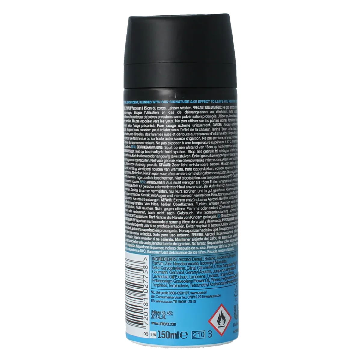 Clearance AXE Deodorant bodyspray ice chill