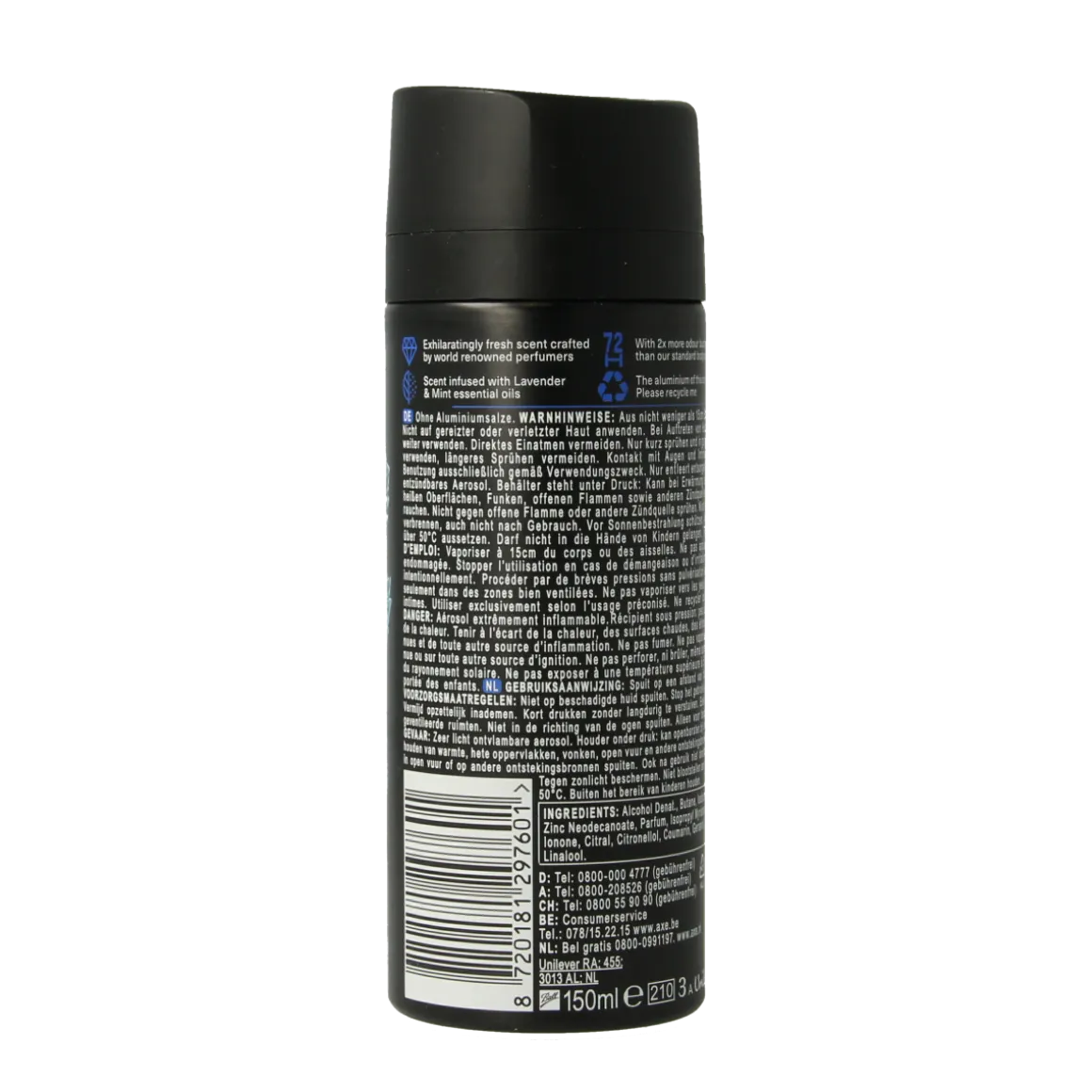 AXE Deodorant bodyspray kenobi blue lavender