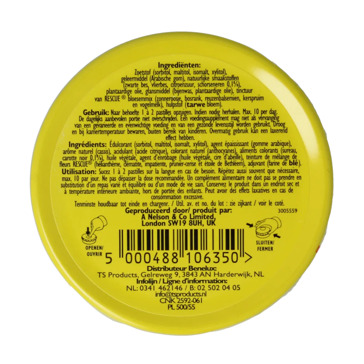 Clearance Bach Rescue Rescue pastilles zwarte bes