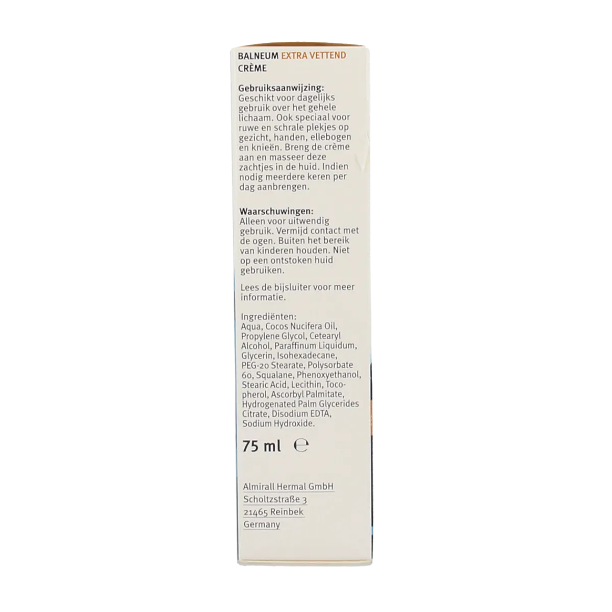 Hot Balneum Creme extra vettend