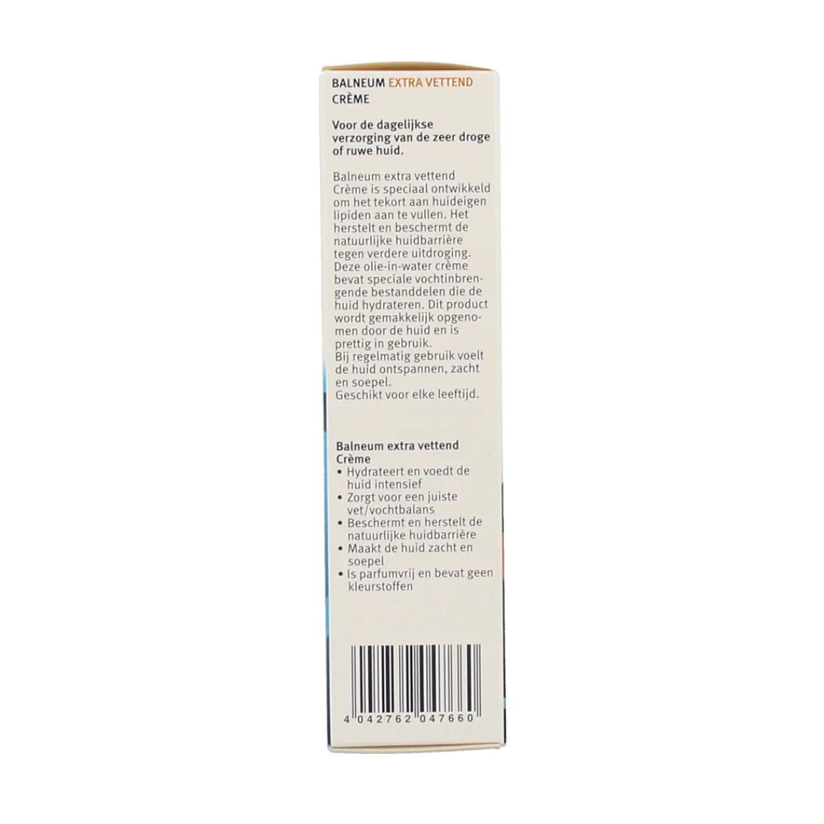 Hot Balneum Creme extra vettend
