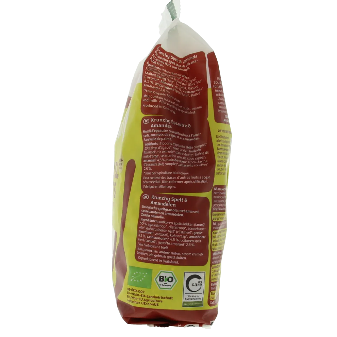 Barnhouse Krunchy amaranth spelt amandel bio