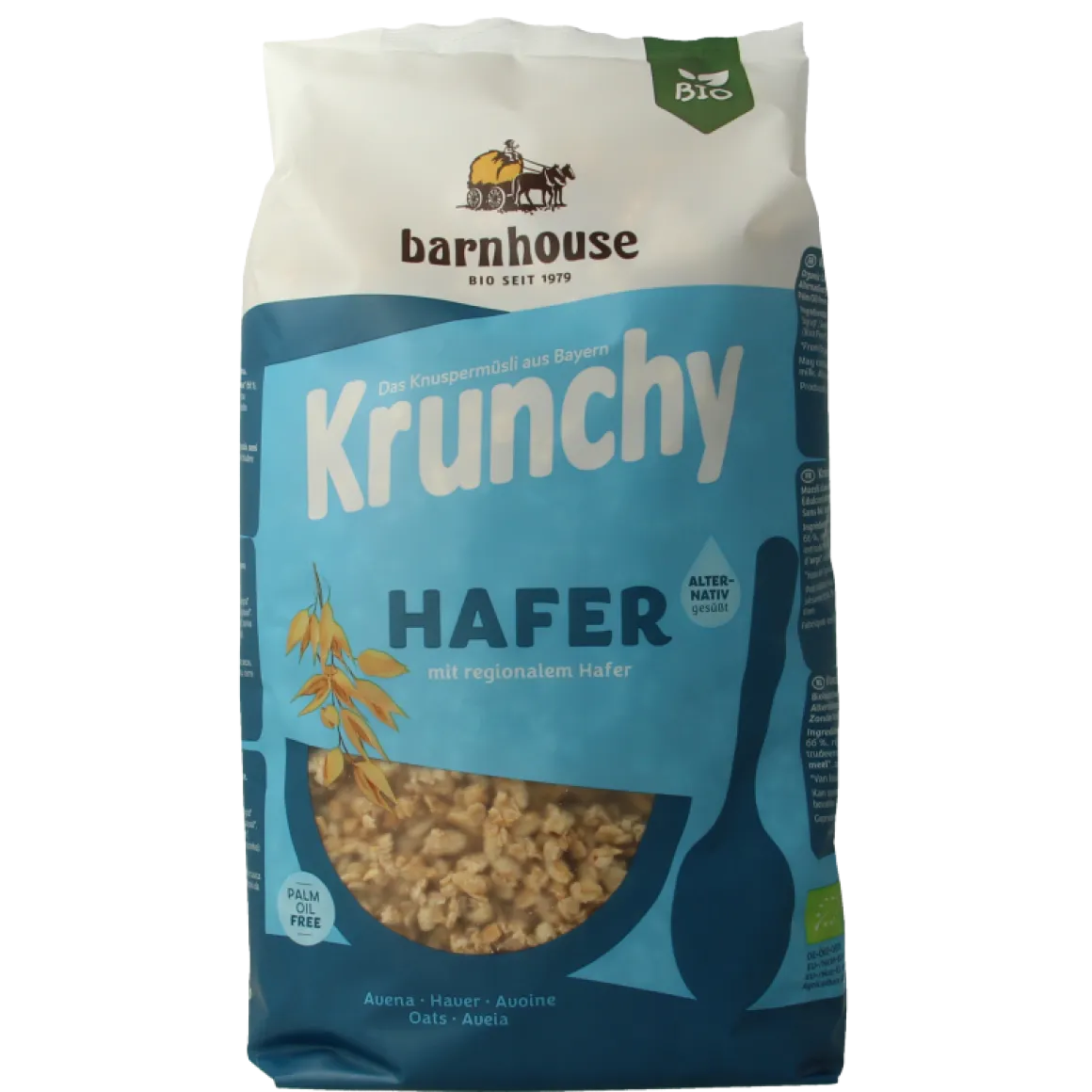 Barnhouse Krunchy pur haver zonder toegevoegde suikers bio