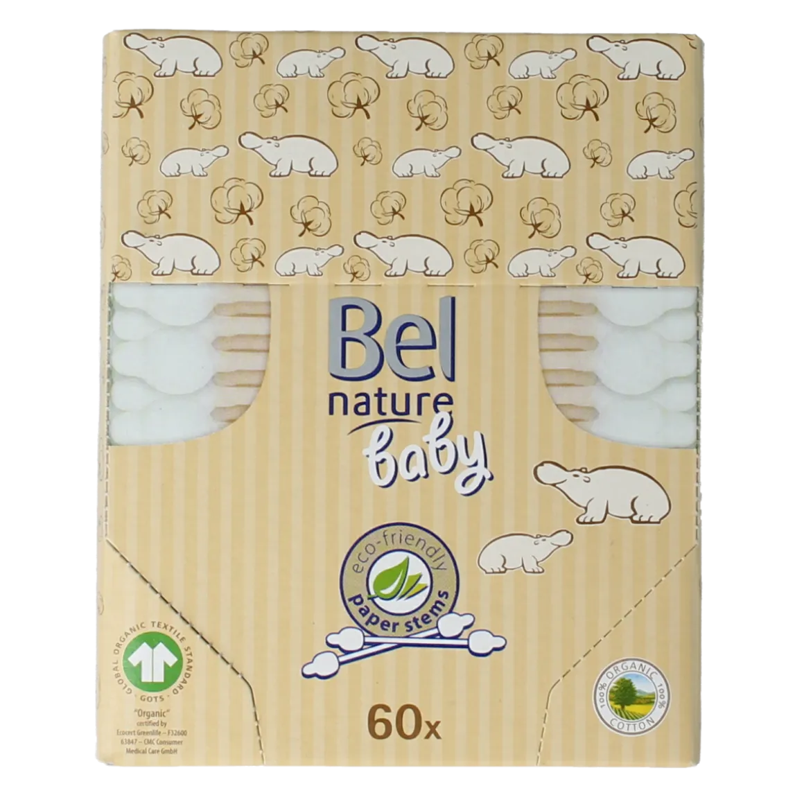 Bel Nature Wattenstaafjes baby