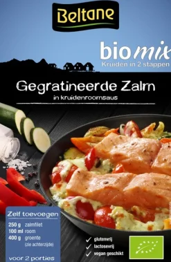 Beltane Gegratineerde zalm kruiden bio