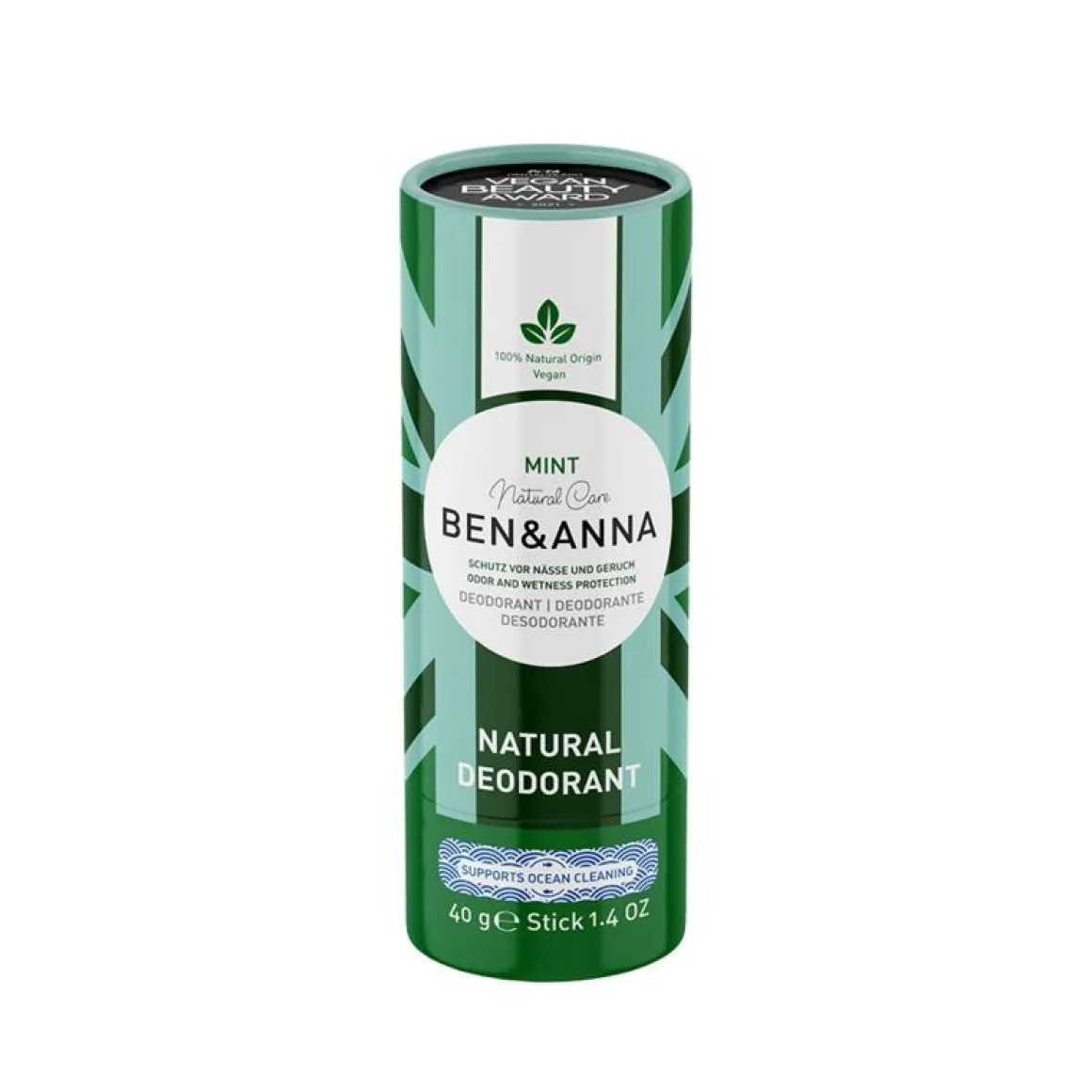 Ben & Anna Deodorant mint papertube