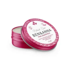 Ben & Anna Natural deodorant creme pink grapefruit blikje