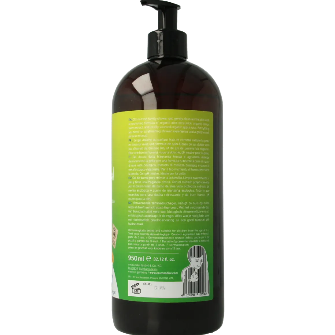 Benecos natural beauty Natural showergel family size wellness moment
