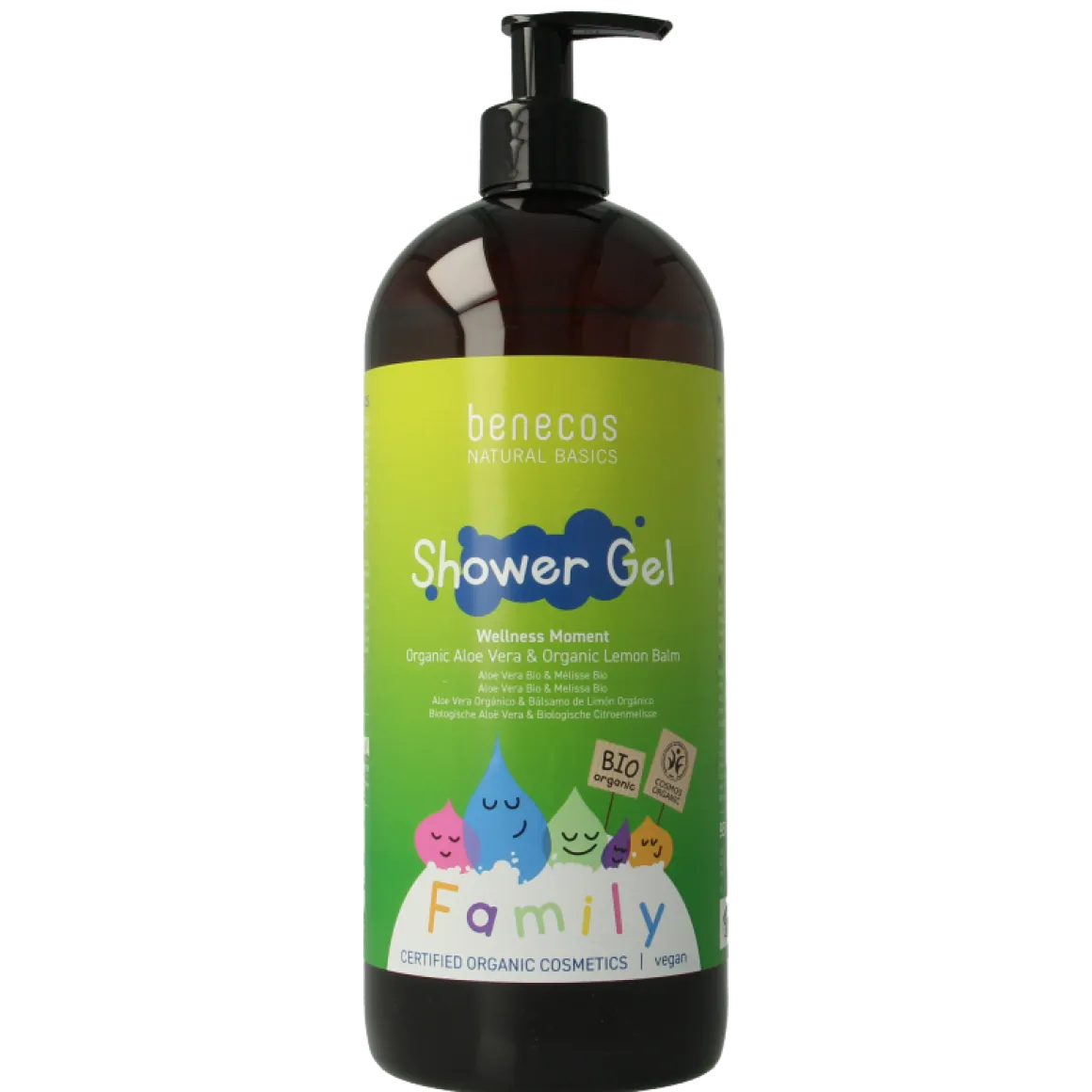Benecos natural beauty Natural showergel family size wellness moment