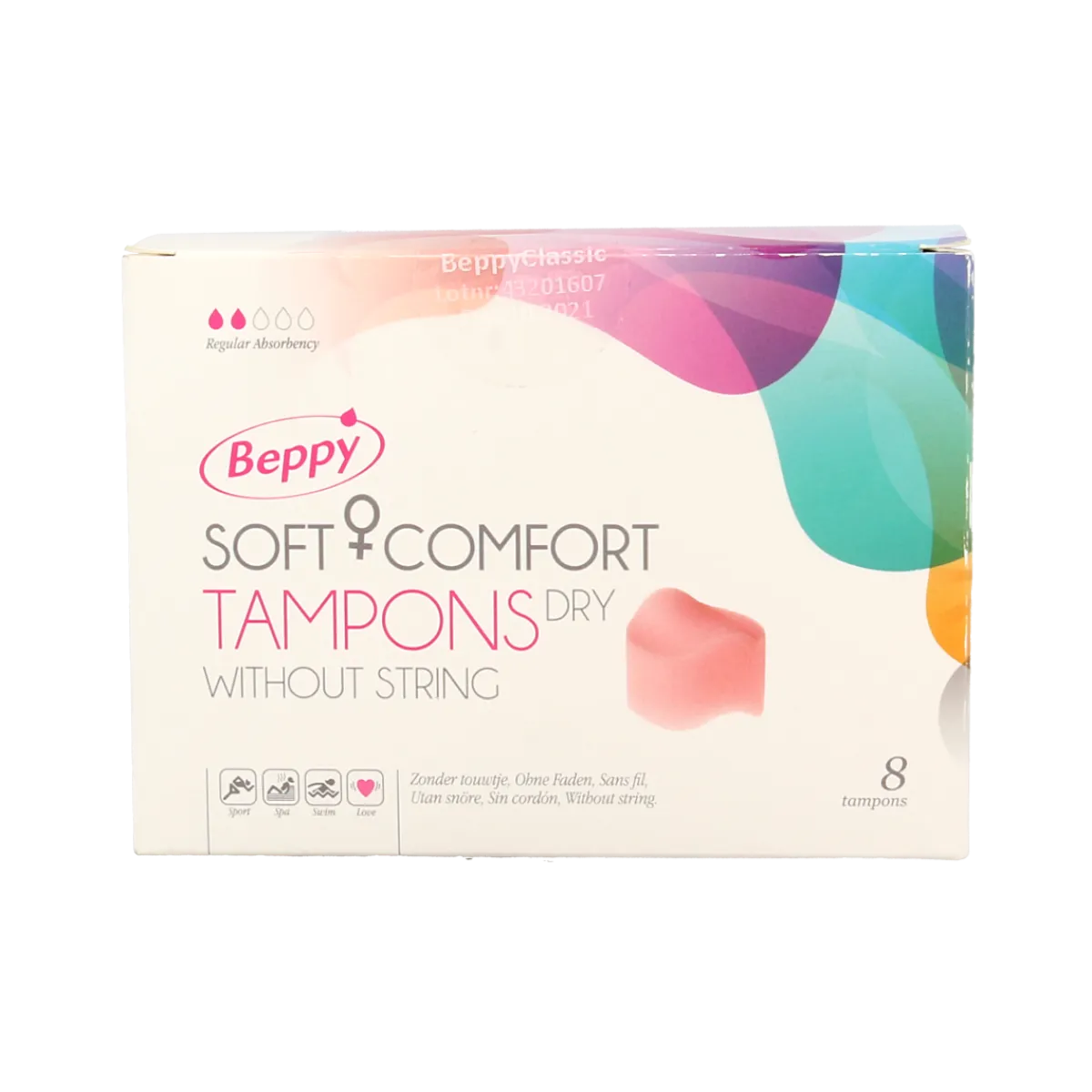 Discount Beppy Soft+ comfort tampons dry
