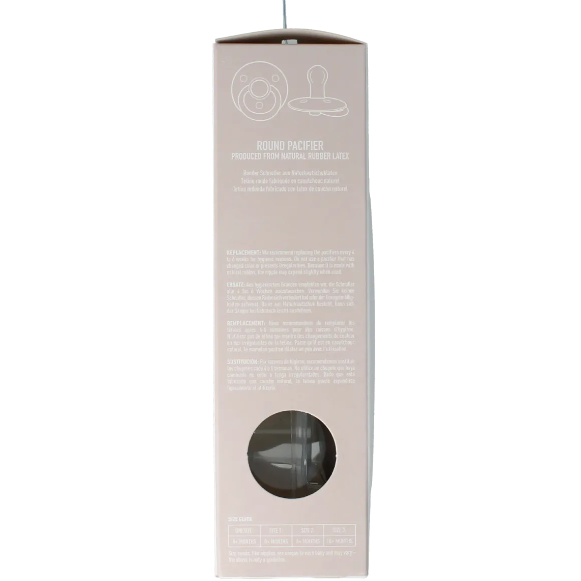 Bibs Fopspeen maat 3 vanilla/dark oak 2 pack