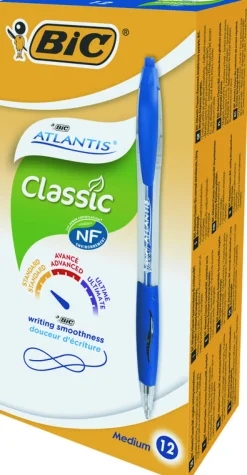 BIC Atlantis pennen blauw doos