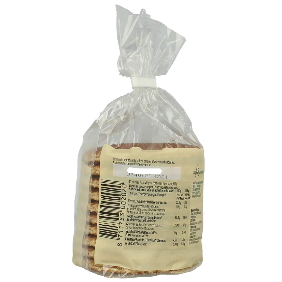 Billy's Farm Tarwestroopwafels bio