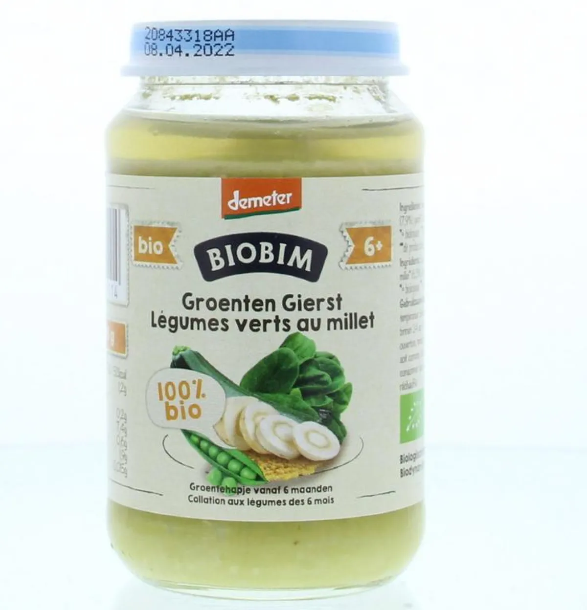 Biobim Groenten gierst 6+ maanden demeter bio