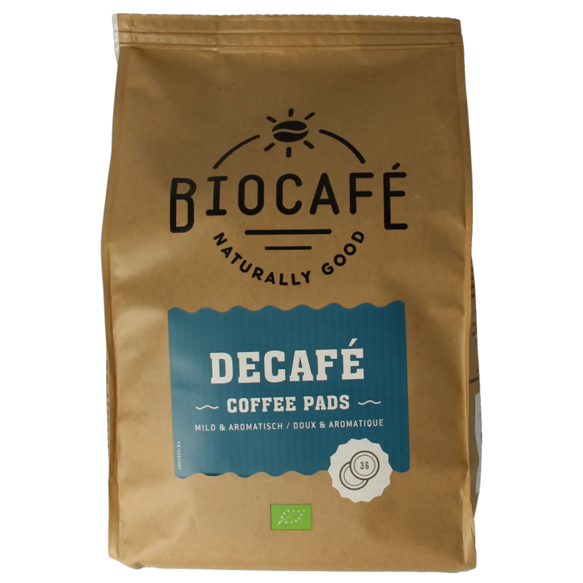 Discount Biocafe Coffee pads caffeinevrij bio