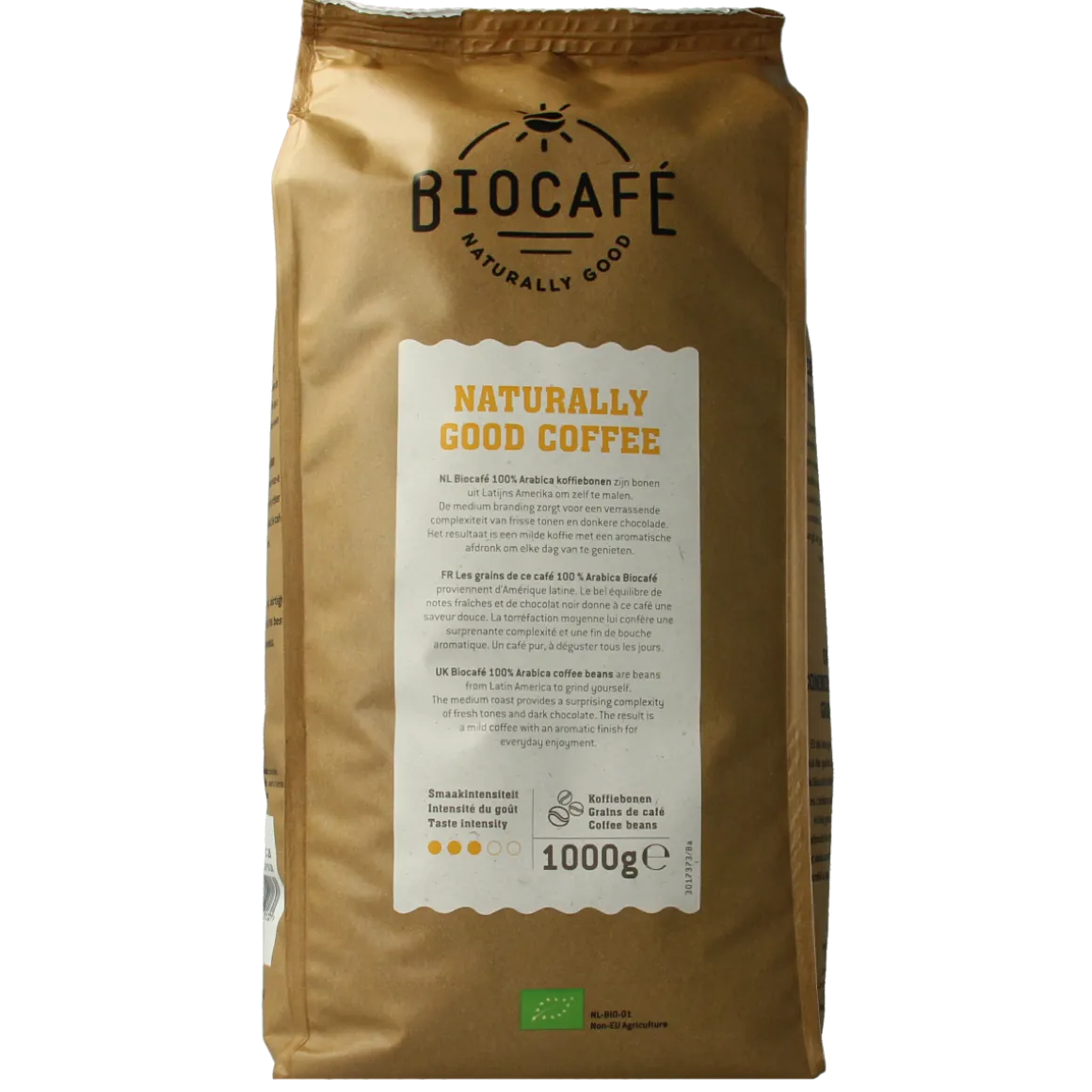 Biocafe Koffiebonen arabica bio