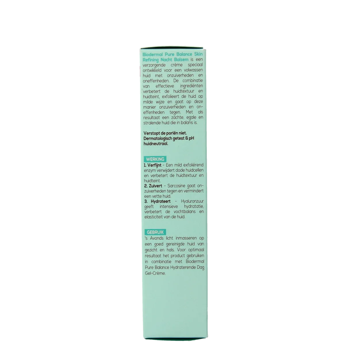 New Biodermal Pure balance refining nachtbalsem