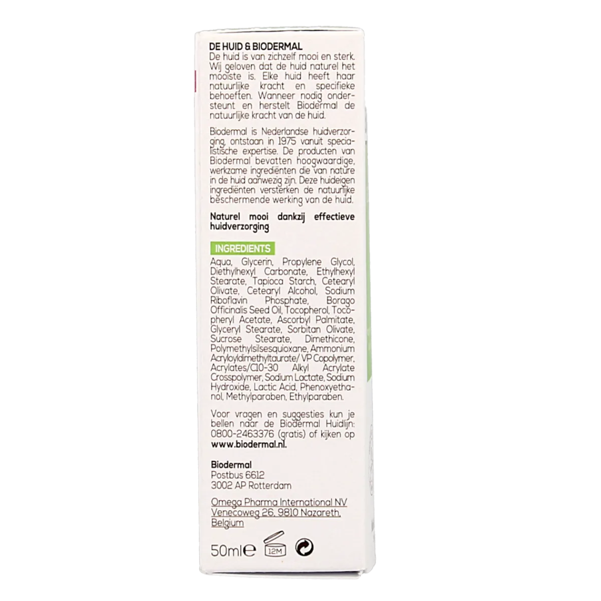 Outlet Biodermal Vet & gemengde huid creme