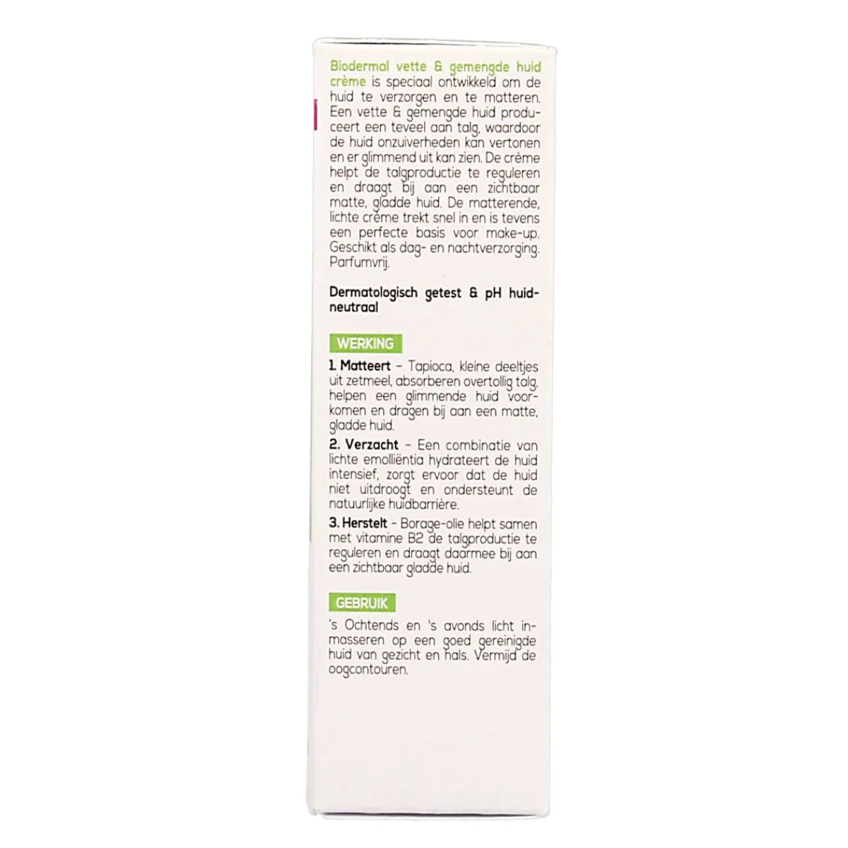 Outlet Biodermal Vet & gemengde huid creme
