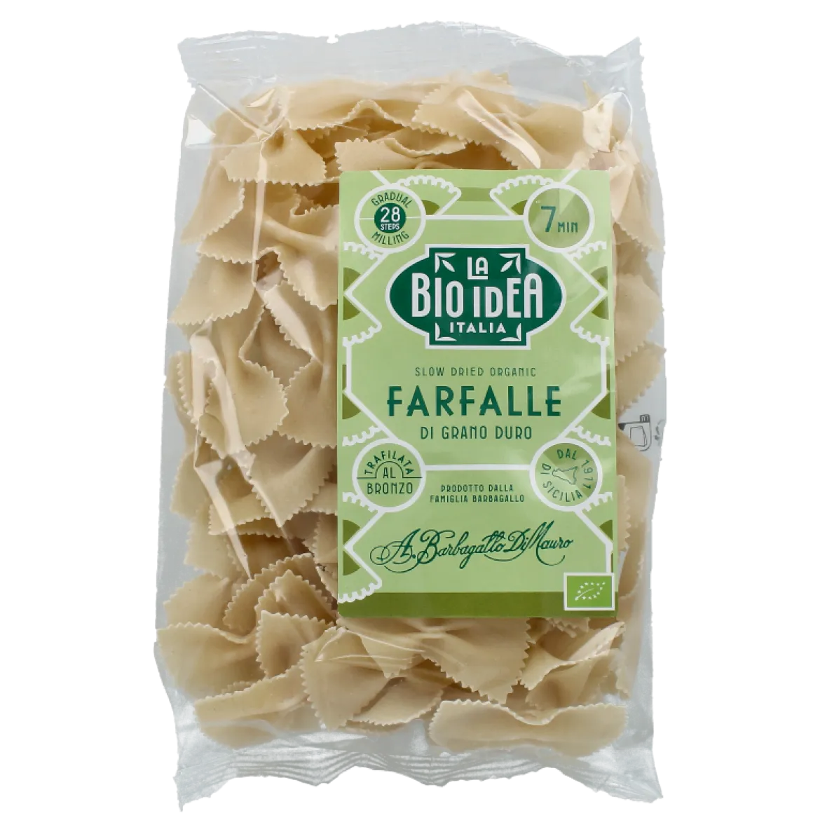 Bioidea Farfalle vlindertjes wit bio