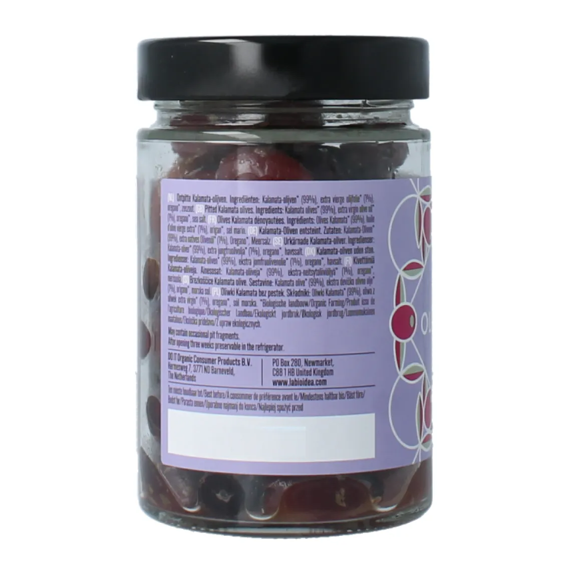 Bioidea Olijven zwart kalamata ontpit bio