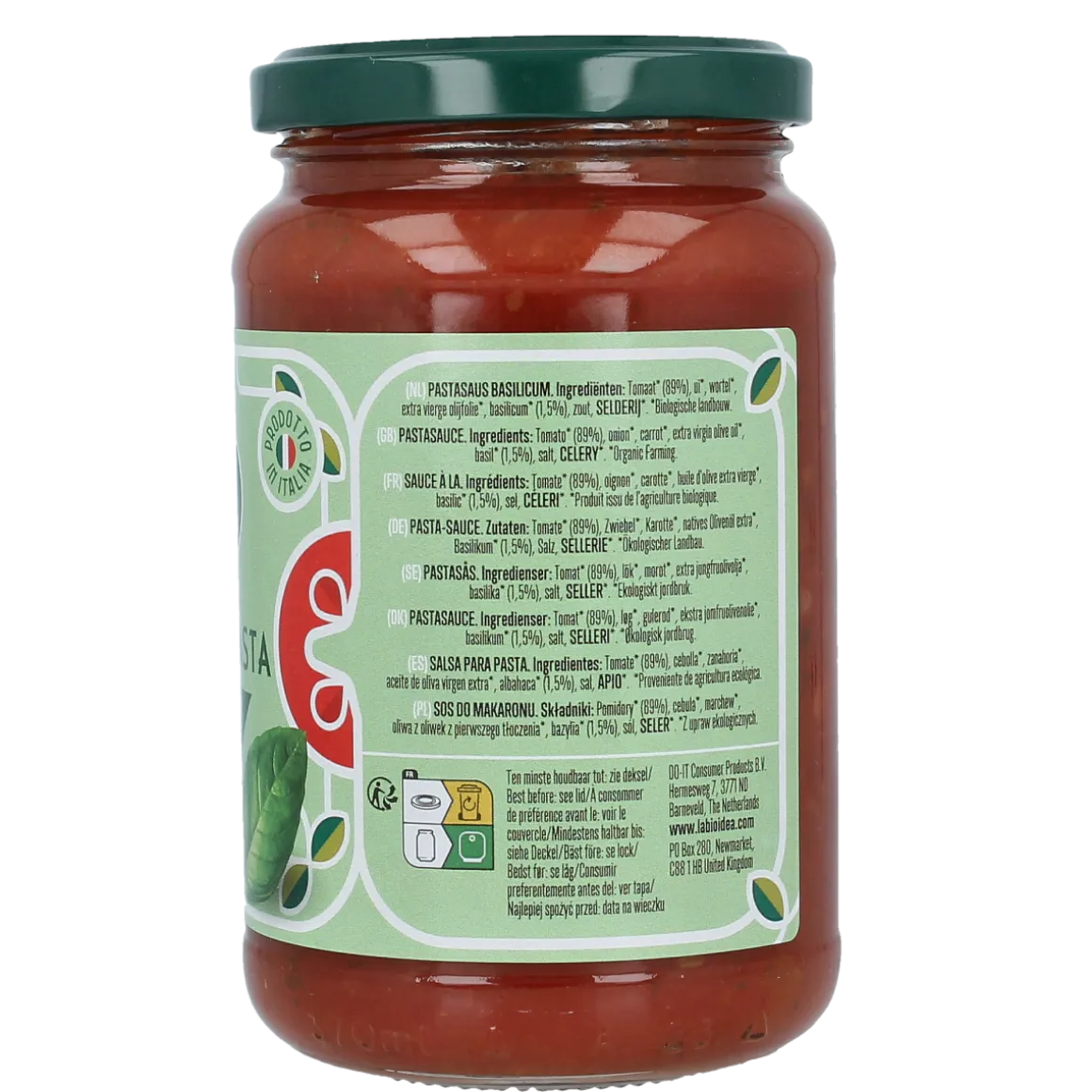 Bioidea Pastasaus basilicum bio